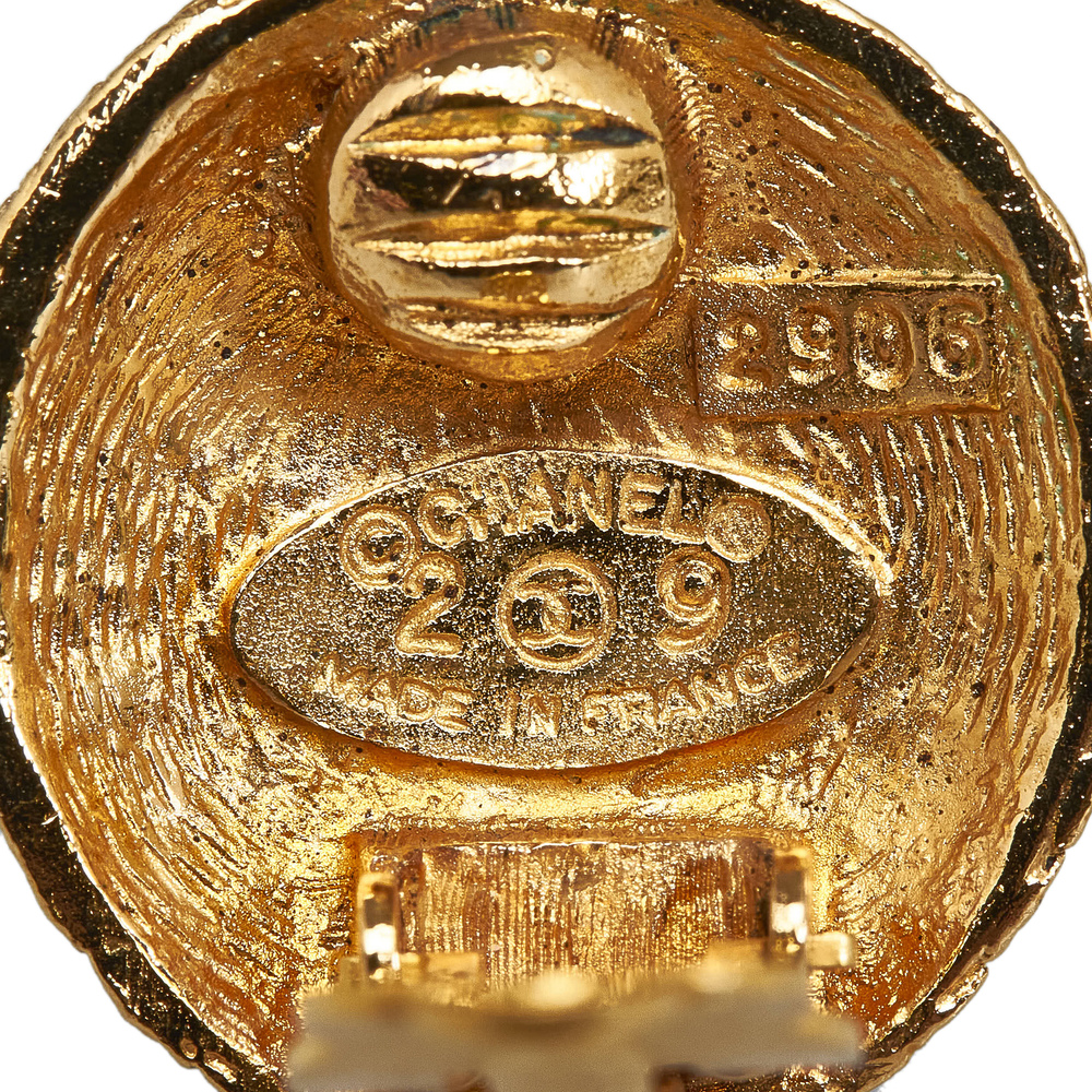 CHANEL CC Clip-on Earrings Costume Earrings - Picture 3 of 4